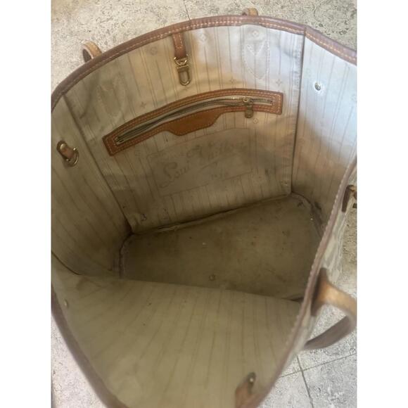 Authentic Louis Vuitton "Neverfull MM Damier Azur", Tote Bag - Picture 9 of 9